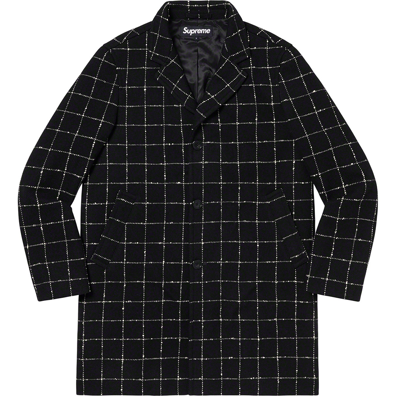 Wool Windowpane Overcoat view 3